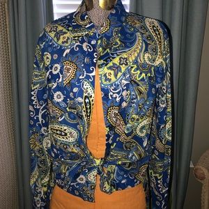 Jones New York colorful blouse, worn once